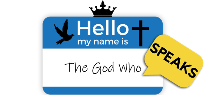 The God Who Speaks Logo