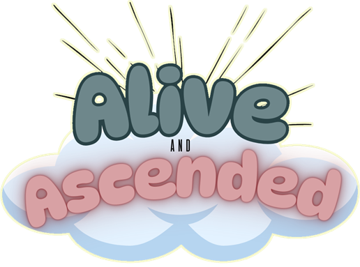 Alive And Ascended Text Logo